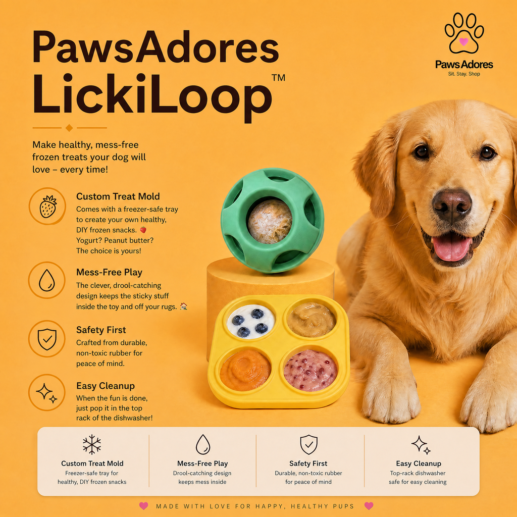 PawsAdores LickiLoop Enrichment Toy