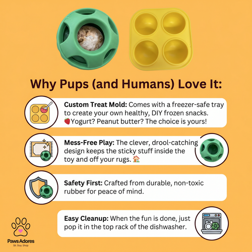 PawsAdores LickiLoop Enrichment Toy
